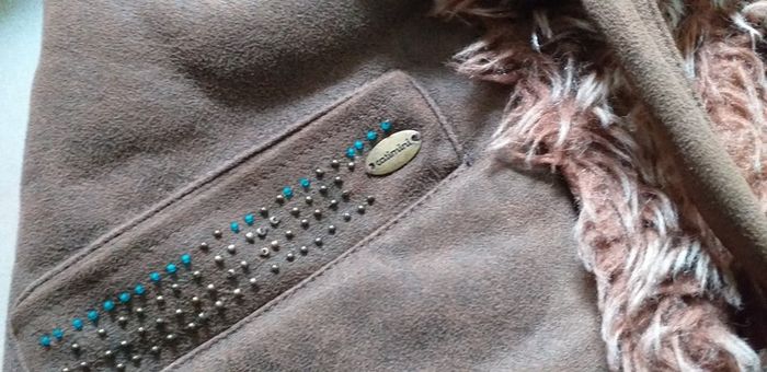 superbe manteau CATIMINI fourré taille 3 ans - photo numéro 3