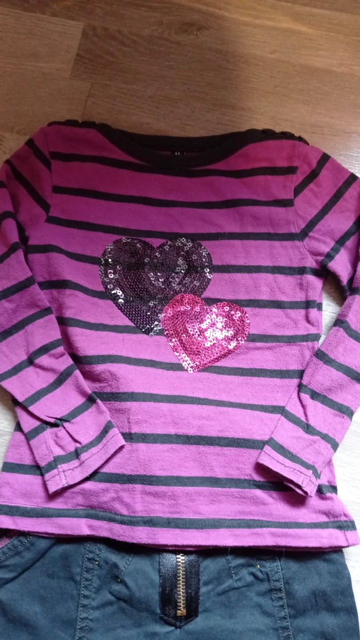 Ensemble tee shirt et pantalon - photo numéro 2