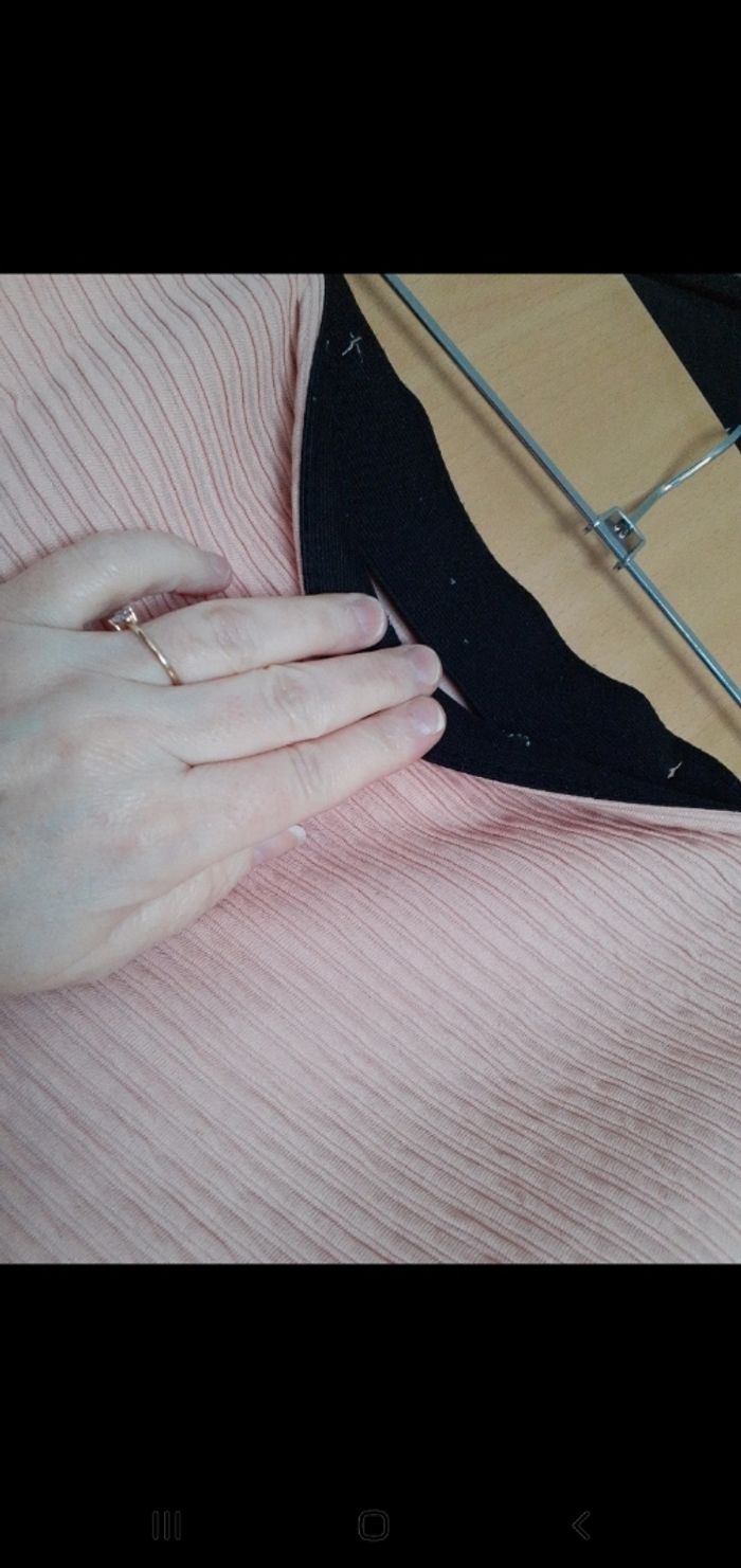 Jolie minni jupe moulante été bershka t xs rose - photo numéro 4
