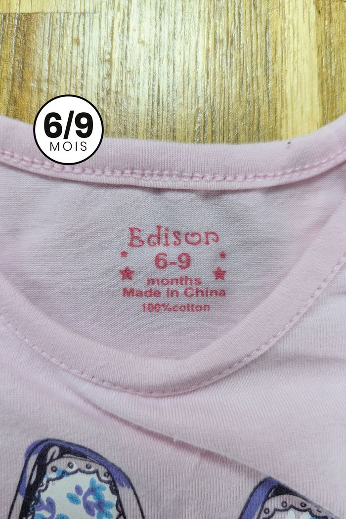 Robe body Danseuse - bébé fille 6-9 mois - photo numéro 3