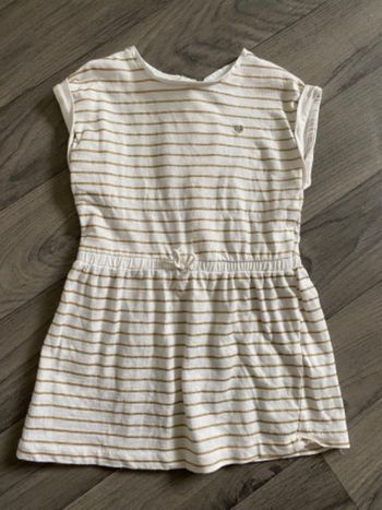 Robe été marinière dorée