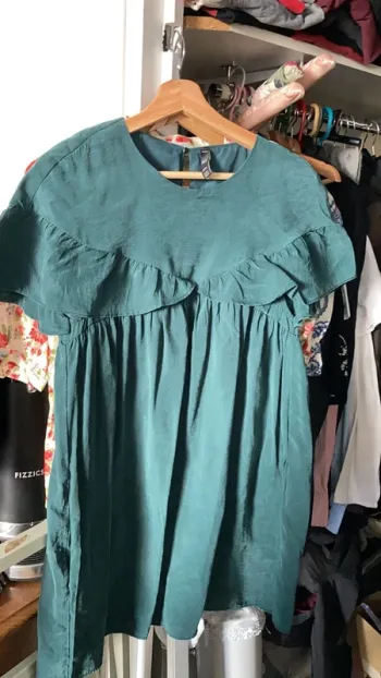 Robe verte zara