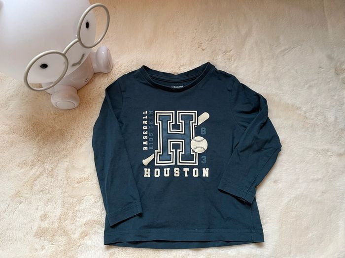 t-shirt marine motif baseball - Verbaudet 3 ans