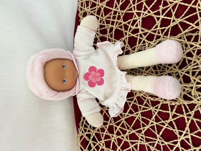 Doudou poupée bébé Mademoiselle rose COROLLE - photo numéro 4