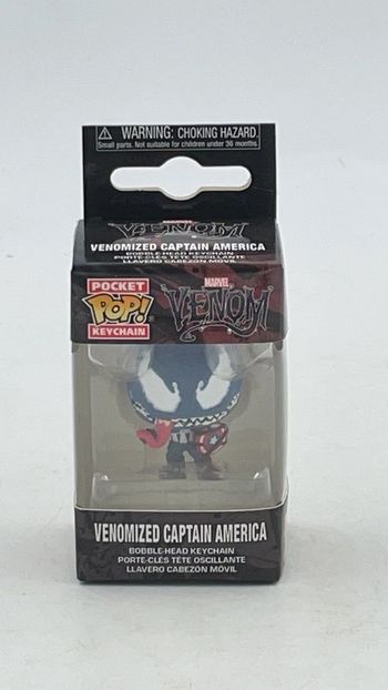 Figurine Porte clés Funko Marvel Venom Venomized Captain America neuf