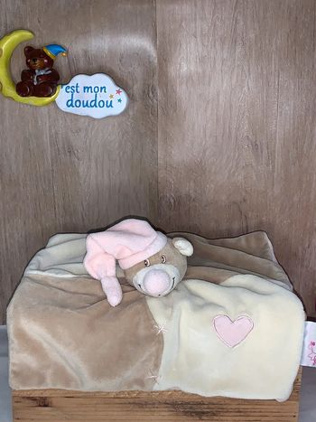 DK41 doudou ours 🐻 Manon et Valentin