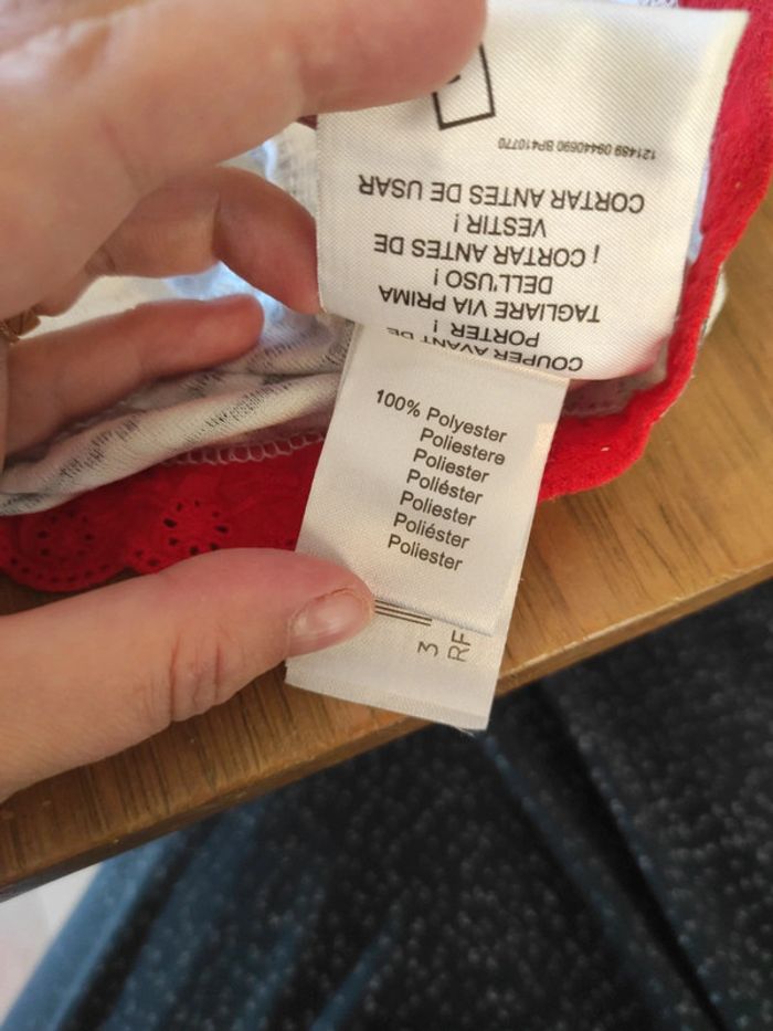 Robe courte marinière 12 mois neuve - photo numéro 5