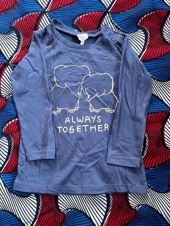 Tshirt manches longues H&M - Taille 9/12 mois