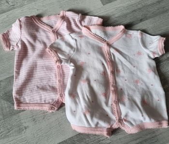 2 grenouillères naissance