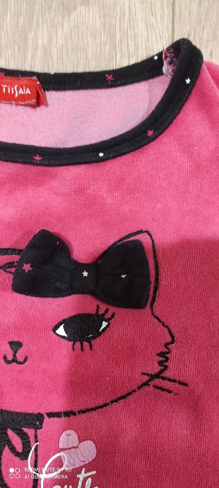 Lot 2 hauts de pyjamas fille Tissaia 3 ans - photo numéro 8