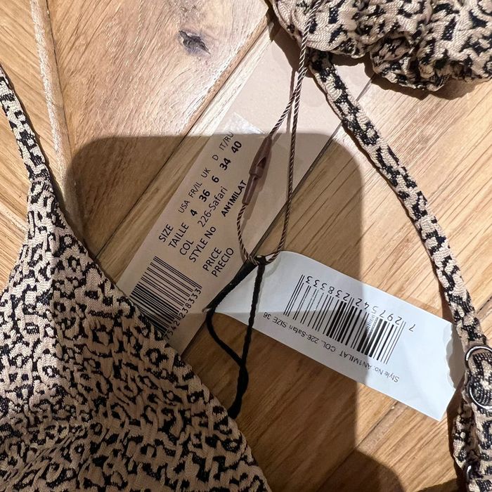 Haut de bikini léopard - gottex. - taille 38 - photo numéro 2