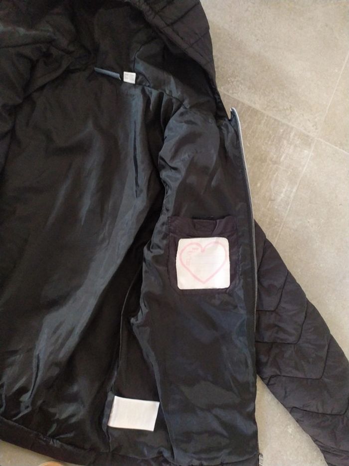 manteau doudoune noir pepperts 9-10 ans - photo numéro 3