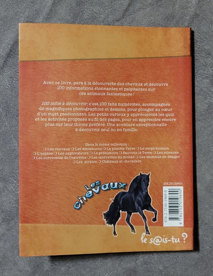 Les Chevaux. Le sais-tu? 100 infos a decouvrir Camilla de la Bedouyere - photo numéro 5