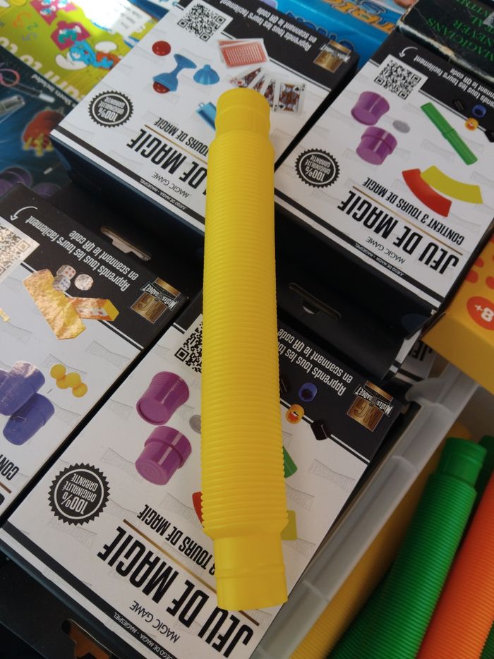 Pop tube jaune