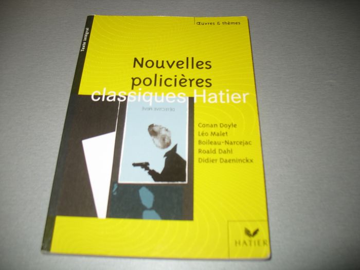 LIVRE : NOUVELLES POLICIÈRES "HATIER" - n°52