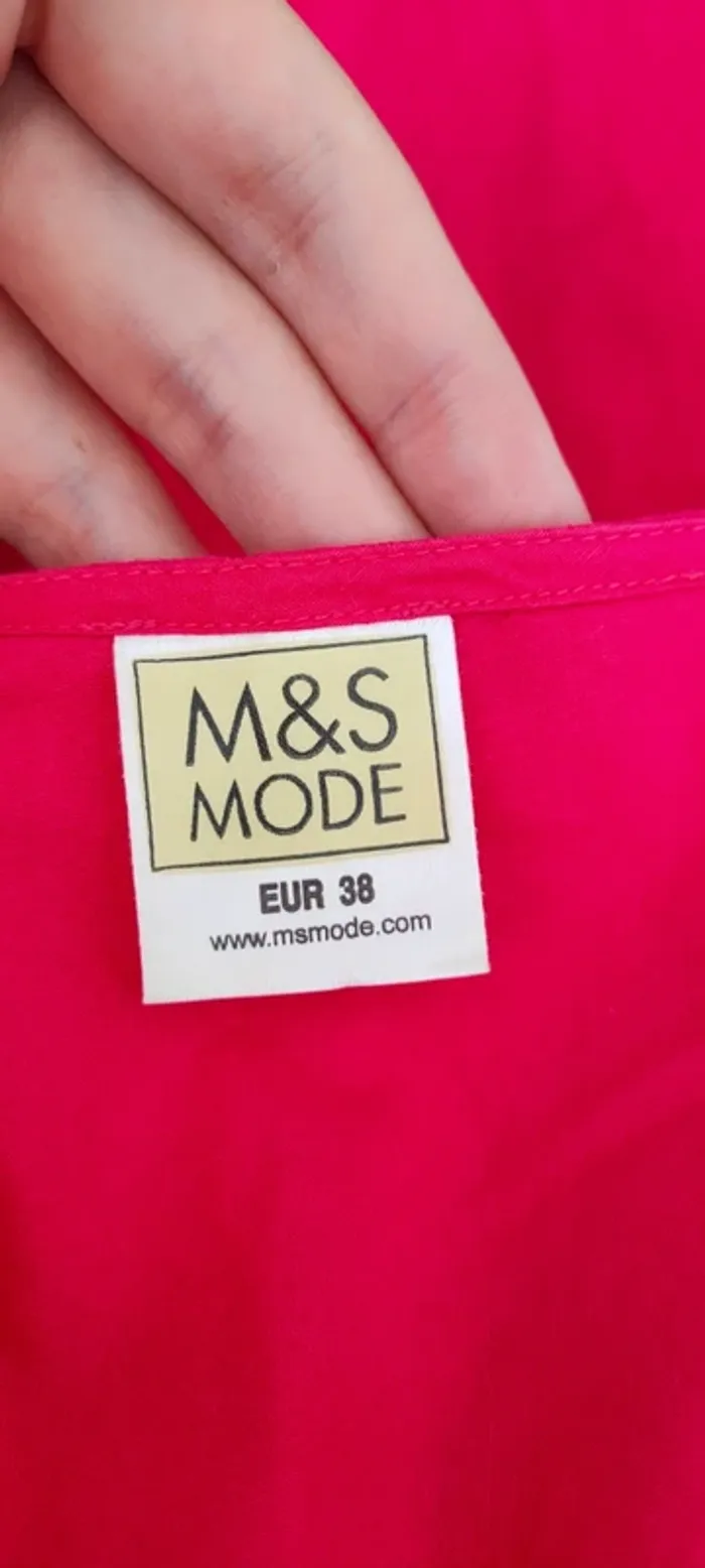 Robe/tunique été, couleur rose fushia - photo numéro 6