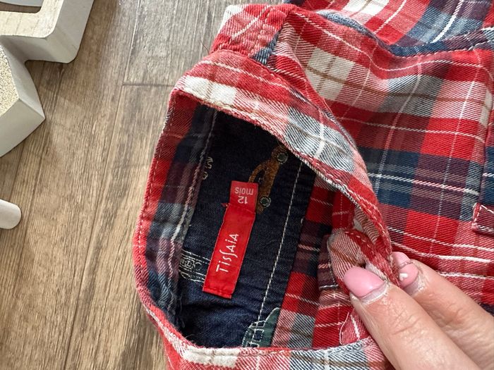- Chemise Tissaia - 12 mois - Très bon état