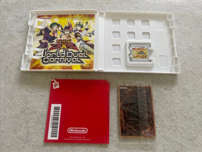 Yu-Gi-Oh ! Zexal World Duel Carnival Jeu Nintendo 3DS Complet + Cartes exclusives FR - photo numéro 3