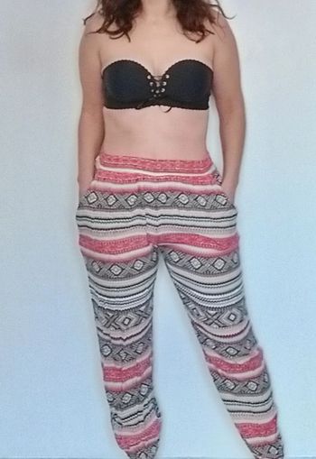 Pantalon été fluide coloré 40