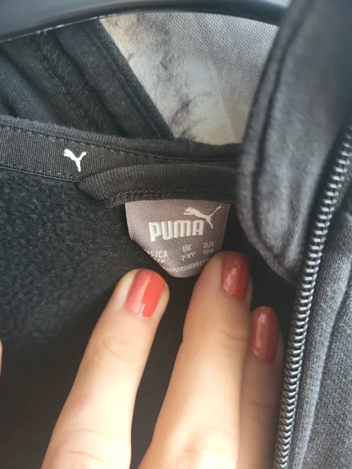 Veste zippée capuche 8ans - photo numéro 7
