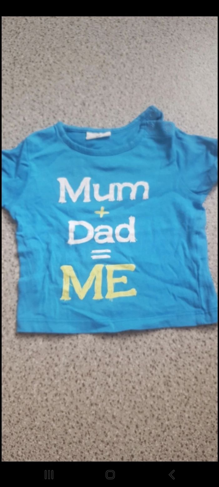 Tee shirt 1 mois