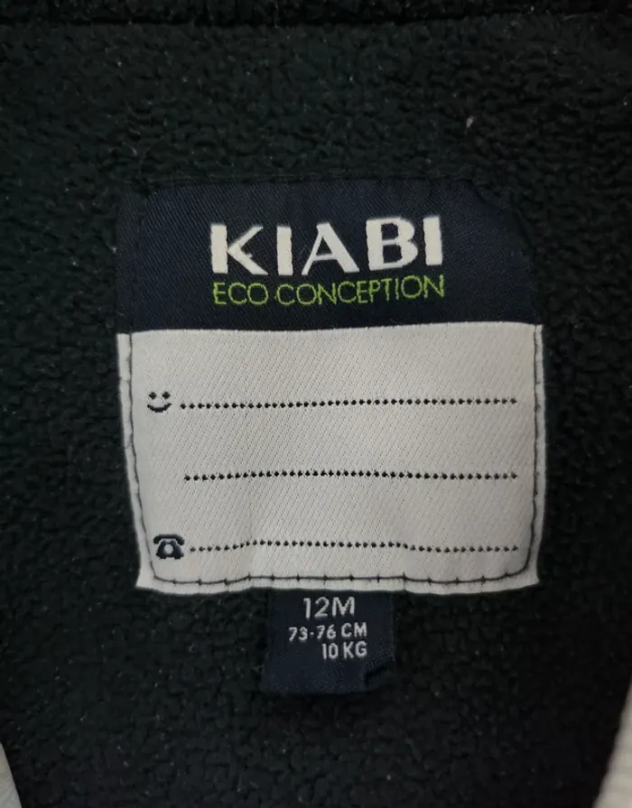 Doudoune grise garçon 12 mois - photo numéro 4