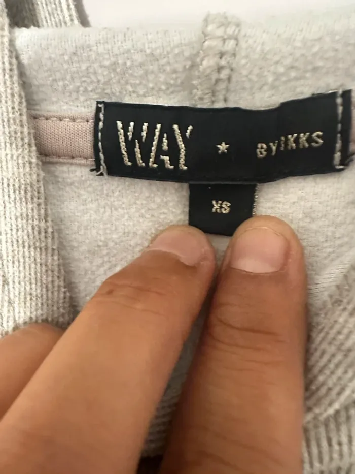 Pull à capuche IKKS – Beige – Taille XS - photo numéro 4