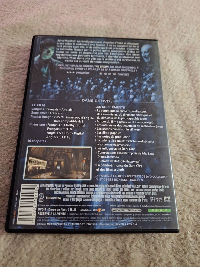 DVD Dark city - photo numéro 2
