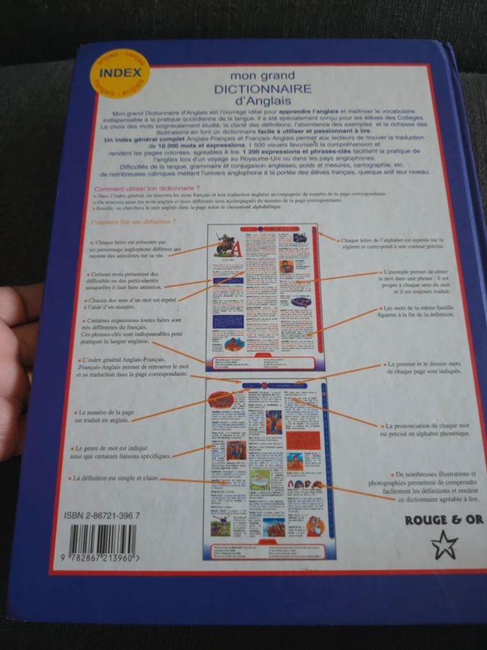 Livre mon grand dictionnaire d'anglais - photo numéro 2
