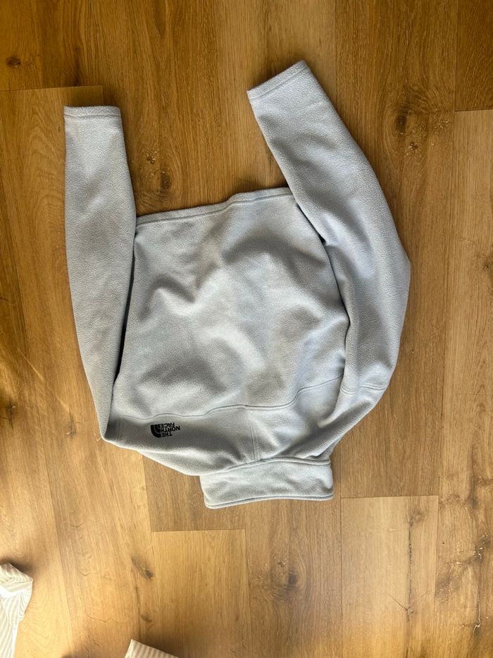 Polaire the north face grise bleutée - photo numéro 11