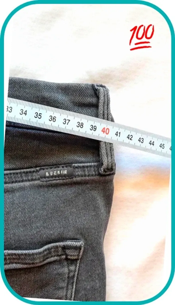 Jeans taille haute slim femme 44 - photo numéro 7