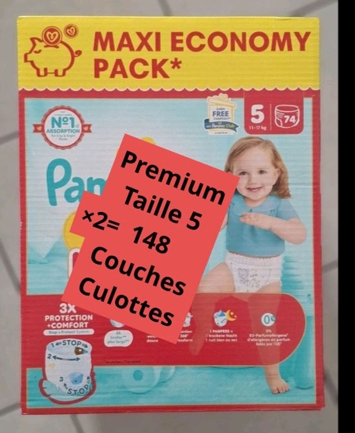 Pampers  taille 5 premium protection pants