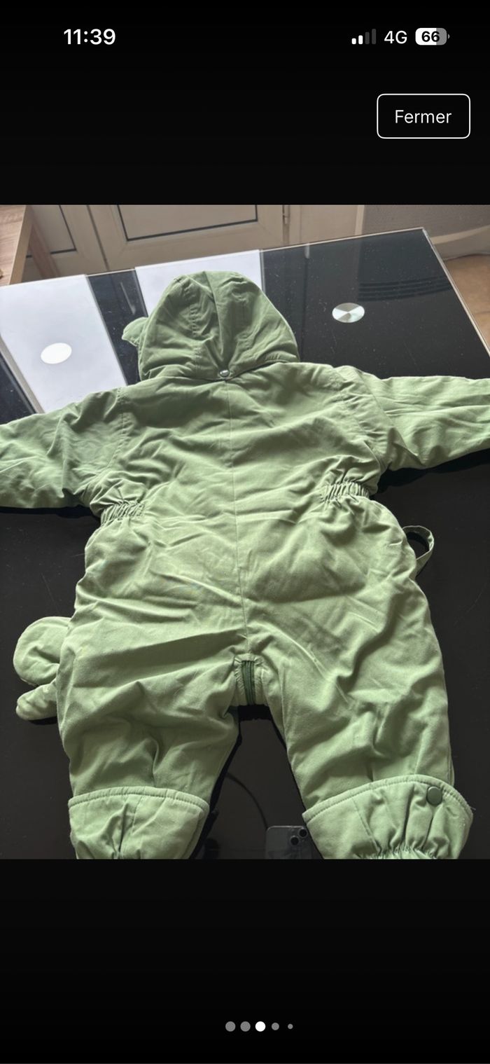 Manteau combinaison 3-6 mois - photo numéro 2