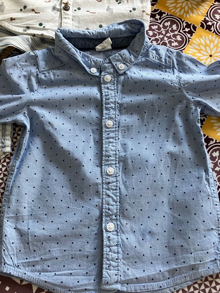 Lot 3 chemises 6 mois - photo numéro 2