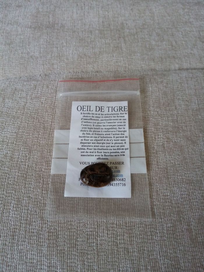Lithothérapie : Oeil de Tigre
