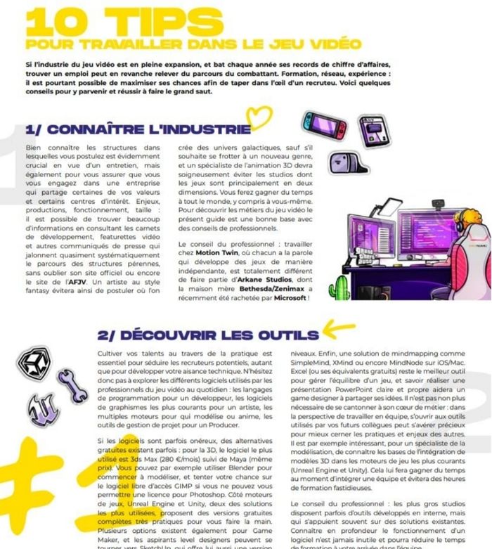 Ouvrage Guide Métiers du  jeu vidéo Neuf - photo numéro 9