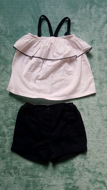 Ensemble short débardeur 12 mois