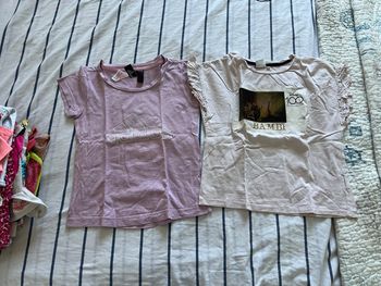 deux tee shirts 8 ans