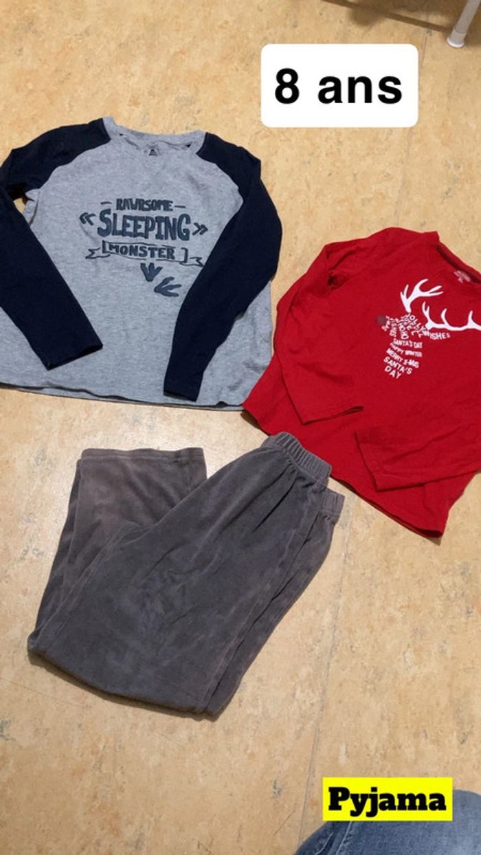 Lot pyjama 8 ans dépareiller