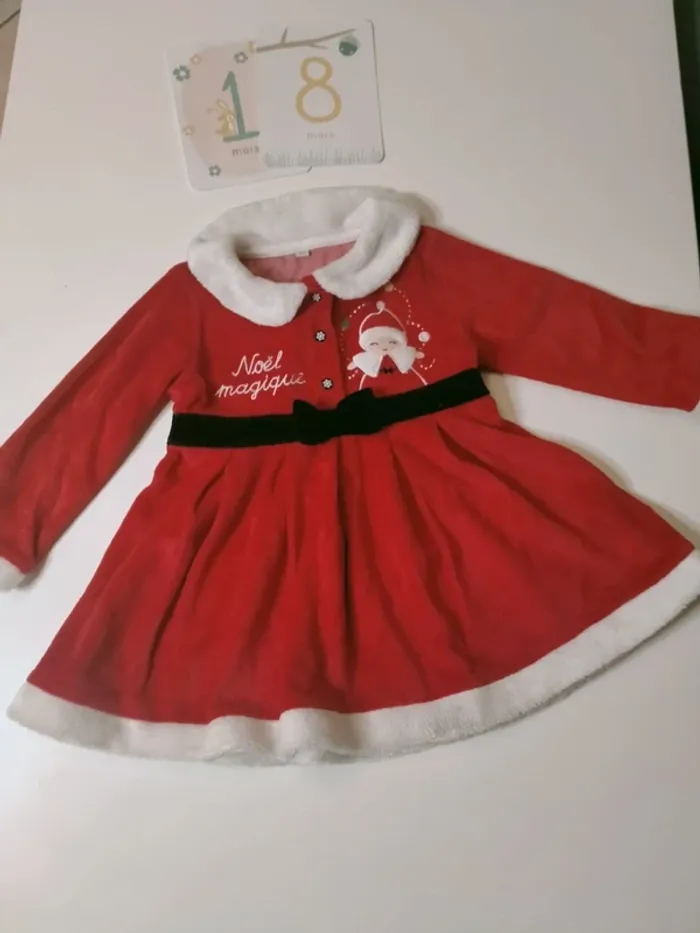 Robe de Noël bébé Taille 18 mois - photo numéro 2