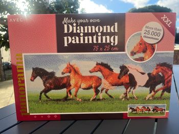 Diamond painting chevaux