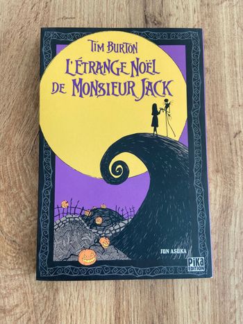 Livre illustré L’Étrange Noël de Monsieur Jack Tim Burton