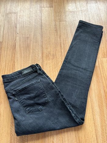 Jean femme levi’s demi curve San Francisco skinny mi taille gris noir anthracite y2k taille L/40