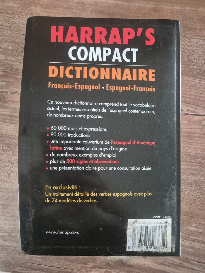 Dictionnaire français/espagnol - photo numéro 2
