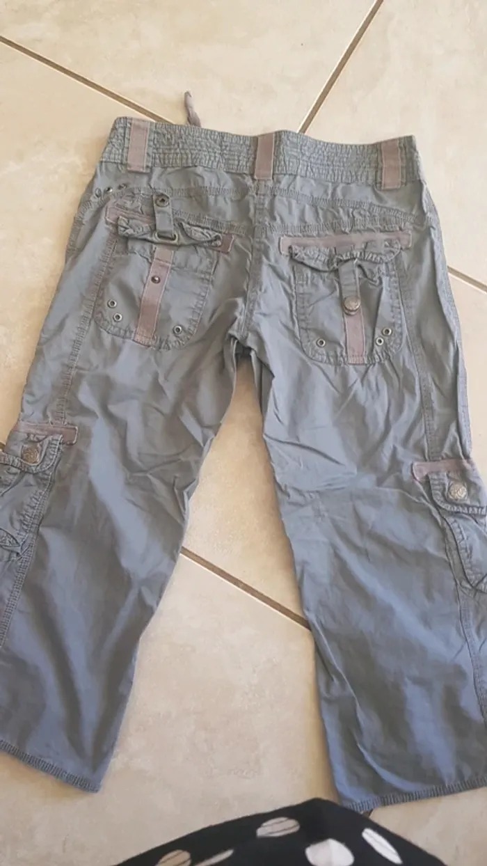 Pantacourt Mim 36 kaki - photo numéro 5
