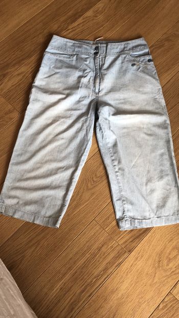 Pantacourt léger bleu jeans taille 42