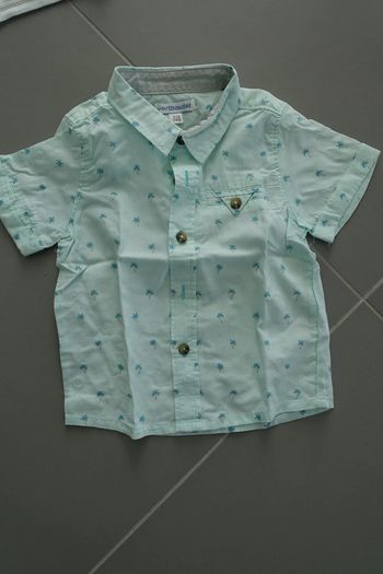 Chemise manches courtes Vertbaudet 12 mois