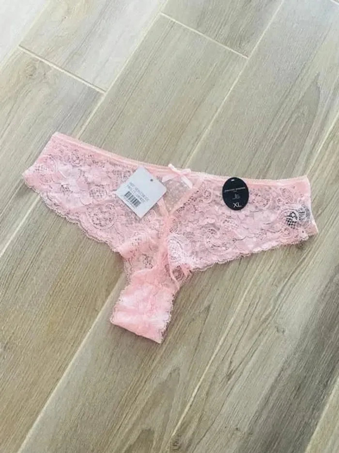 Culotte tanga rose jean Louis scherrer XL
