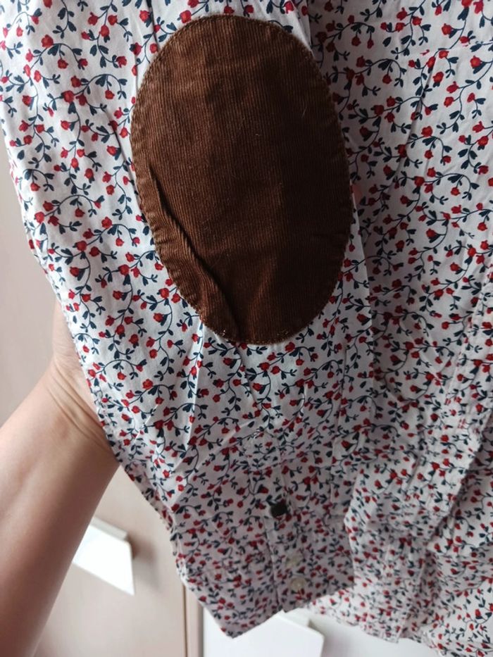 Chemisier fleurie 100% coton S. Oliver Taille XXL44 - photo numéro 3