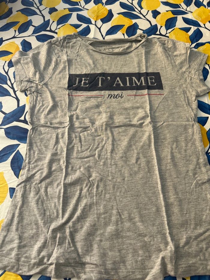 T-shirt, je t’aime moi
